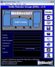 Kettle Reboiler Design (KRD) screenshot